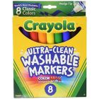 Marqueurs crayola colormax, pointe oblique (8)