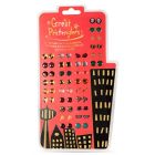 60 boucles d'oreilles autocollantes super-héros