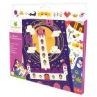 3 tableaux décalcomanies - contes