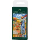 Ensemble 6 stylo-pinceau à l'encre de chine - récolte