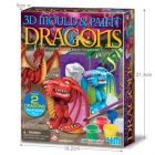Moule et peinture 3d - dragons