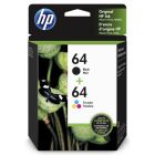 Cartouche jet d'encre hp 64 noir et couleur