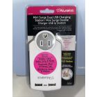 Station de charge mini-surtension double usb