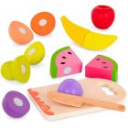 Ensemble de fruits à couper