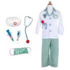 Ensemble costume et accesoires de médecin - vert