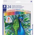 Crayons de couleurs boîte de 24
