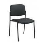 Chaise visiteur minto sans bras noire
