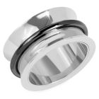 Bague gravité noire gr.7