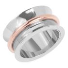 Bague gravité rose gr.8