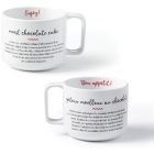 Tasse avec recette gâteau au chocolat (375 ml)