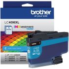 Cartouche jet d'encre lc406xl cyan
