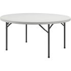 Table pliante ultra-lite ronde 60 po. diamètre
