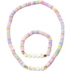 Ensemble collier et bracelet sourire mignon