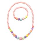 Ensemble collier et bracelet pastel nacré
