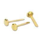 Attaches parisiennes métal blanc plaqué laiton 1”