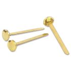 Attaches parisiennes métal blanc plaqué laiton 1-1/2”
