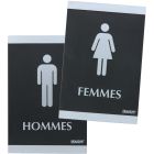Enseigne d'identification de salle hommes/femmes