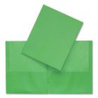Couverture de présentation à pochettes vert