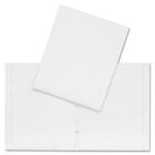 Couverture de présentation à pochettes blanc
