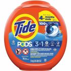 Capsules de détergent à lessive tide pods 76 capsules