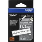 Tube thermorétractable blanc avec texte noir hse231e
