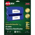 Étiquettes d'identification amovibles 2 x 4" (120)