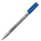 Marqueur soluble à l'eau lumocolor® pointe moyenne, 1,0 mm. bleu