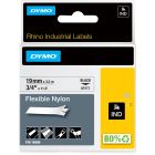 Ruban d'impression industriel rhino nylon 3/4" (blanc)