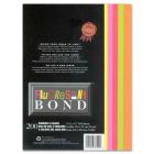 Papier fluorescent bond rose, jaune, rouge, vert, orange