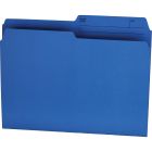 Chemises couleurs réversibles format lettre bleu
