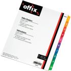 Intercalaires à code couleur offix® 1-10