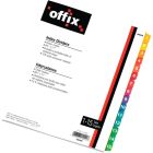 Intercalaires à code couleur offix® 1-15