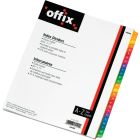 Intercalaires à code couleur offix® a-z