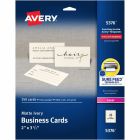 Cartes professionnelles paquet de 250 ivoire