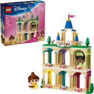 43291 belle et tiana miniatures avec un château