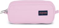 Étui à crayon double zip jansport glace rose noir
