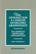 Une introduction à l'analyse du discours argumentatif