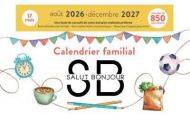 Calendrier familial salut bonjour 2026-2027