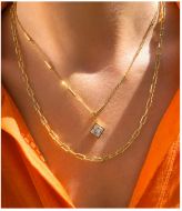 Collier cristal solaire