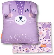 Ensemble peluche couverture 3 en 1 lapin