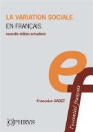 Variation sociale en français, (la)