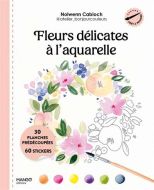 Fleurs délicates à l'aquarelle