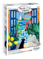 Palette d'artiste - le chat à la fenêtre