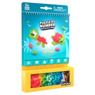 Puzzle by number - carnet d'activités - océan - 125pcs
