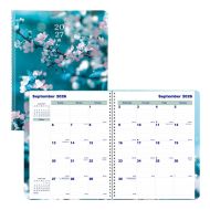 Agenda mensuel 16 mois (2026-2027) cerisiers 11 x 9-1/16 po