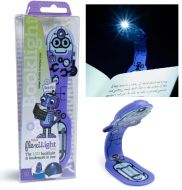 Lampe de lecture flexible robot violet